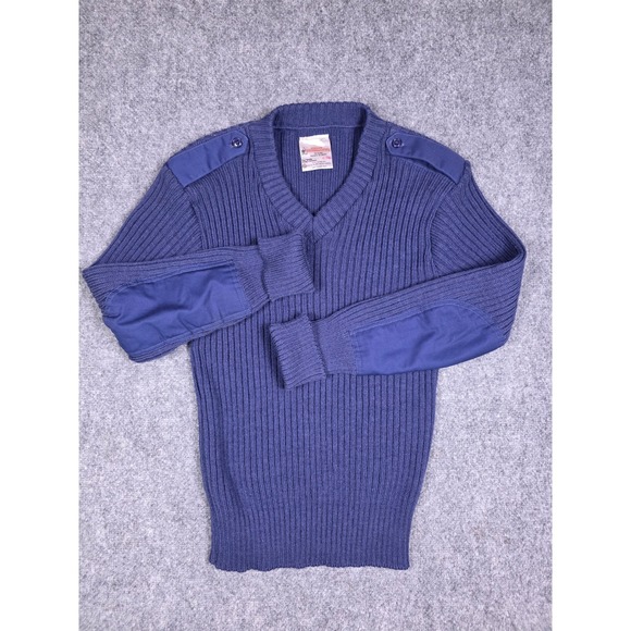 Brigade Quartermasters Other - Vintage Brigade Quartermasters Woolly Pully Sweater Mens 42 Blue Wool Commando